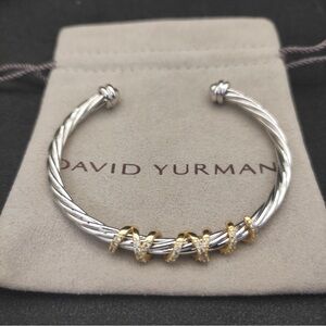 David Yurman Two-Tone Cable Bracelet